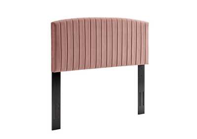 Image for Rebecca Dusty Rose Performance Velvet Full / Queen Headboard