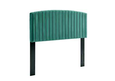 Image for Rebecca Teal Performance Velvet Full / Queen Headboard