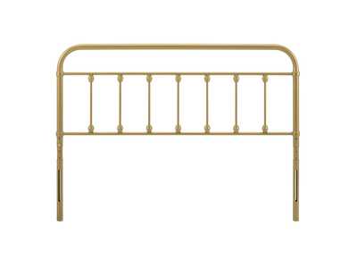Image for Sage Gold King Metal Headboard