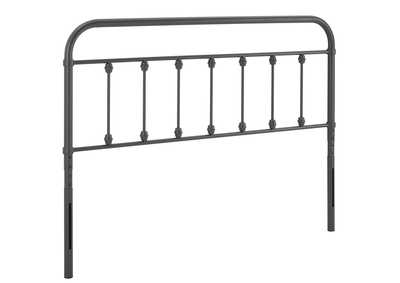 Image for Sage Gray King Metal Headboard
