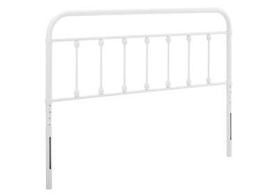 Image for Sage White King Metal Headboard