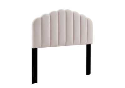 Image for Veronique Pink King/California King Performance Velvet Headboard