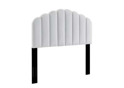 Image for Veronique White King/California King Performance Velvet Headboard