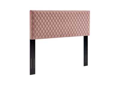 Image for Angela Dusty Rose Full/Queen Performance Velvet Headboard
