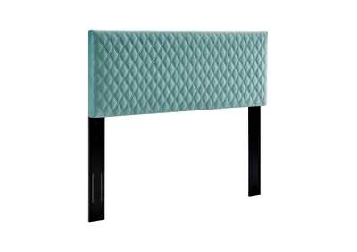 Image for Angela Mint Full/Queen Performance Velvet Headboard