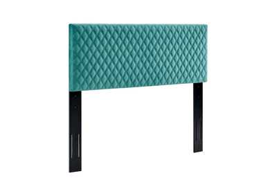 Image for Angela Teal Full/Queen Performance Velvet Headboard