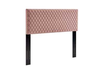 Image for Angela Dusty Rose King Performance Velvet Headboard
