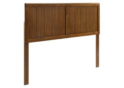 Image for Robbie Walnut King Wood Headboard
