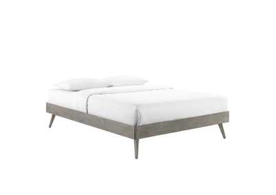 Image for Gray Margo Twin Wood Platform Bed Frame