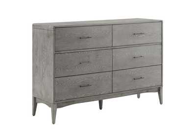 Image for Gray Georgia Wood Dresser