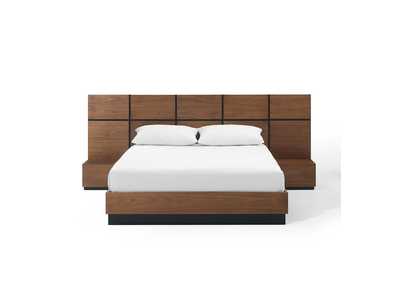 Image for Walnut Caima 3 Piece Queen Bedroom Set