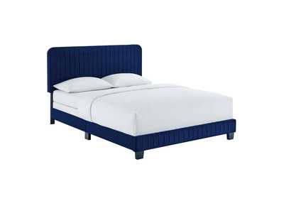 Image for Celine Channel Tufted Performance Velvet King Bed