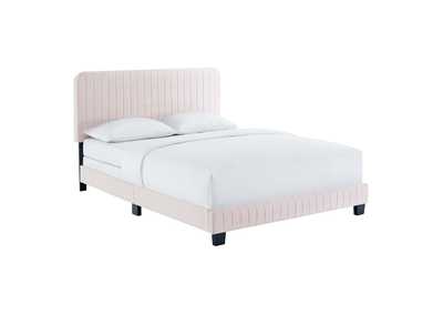 Image for Celine Channel Tufted Performance Velvet Queen Bed