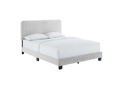 Image for Celine Channel Tufted Performance Velvet King Platform Bed