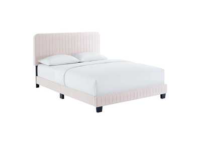 Image for Celine Channel Tufted Performance Velvet King Platform Bed
