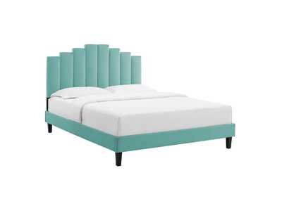 Image for Mint Elise King Performance Velvet Platform Bed