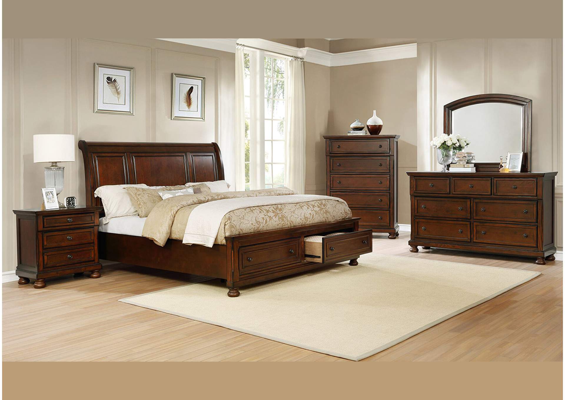 B125 King Bed,Nationwide