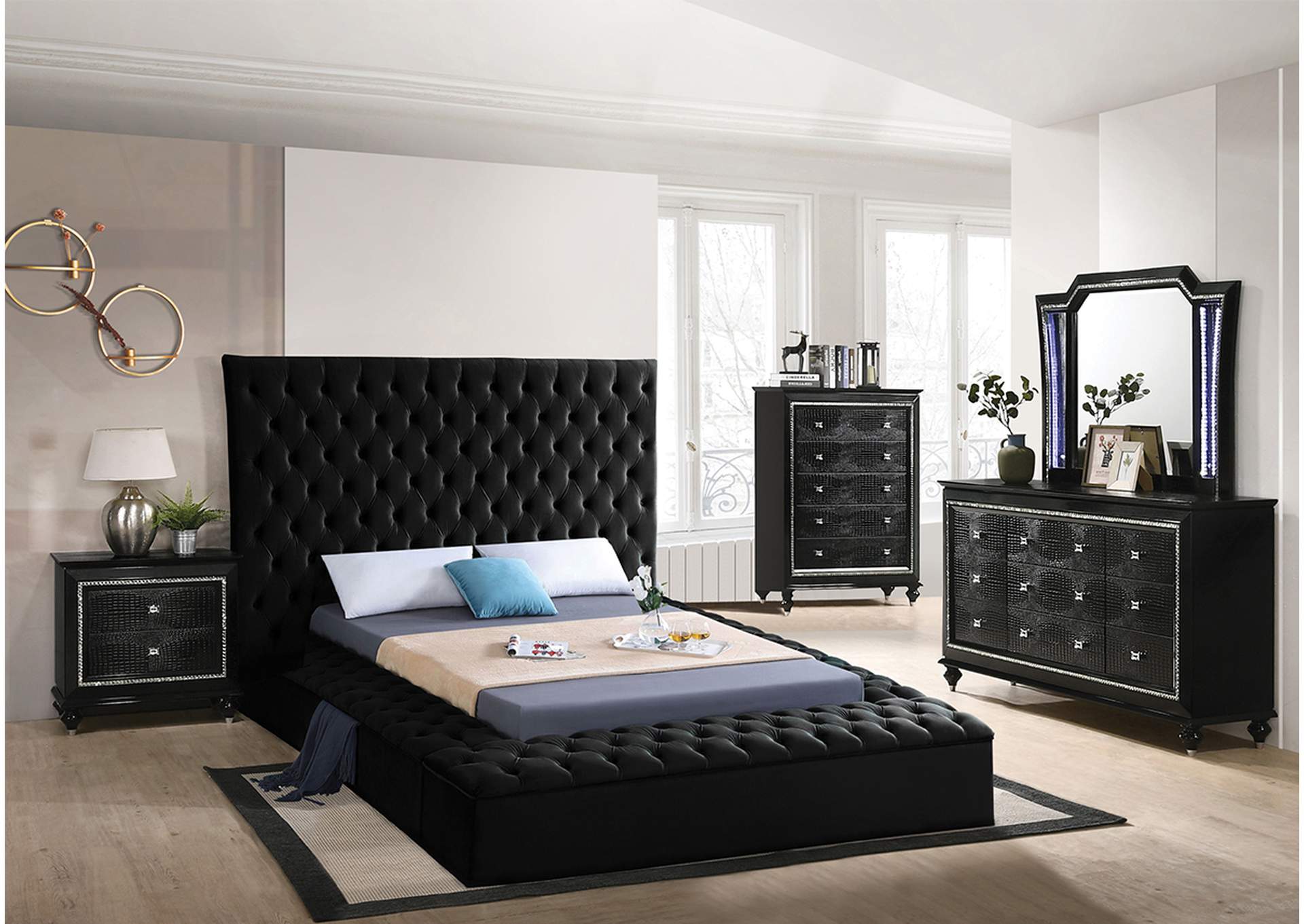 Black King Bed,Nationwide