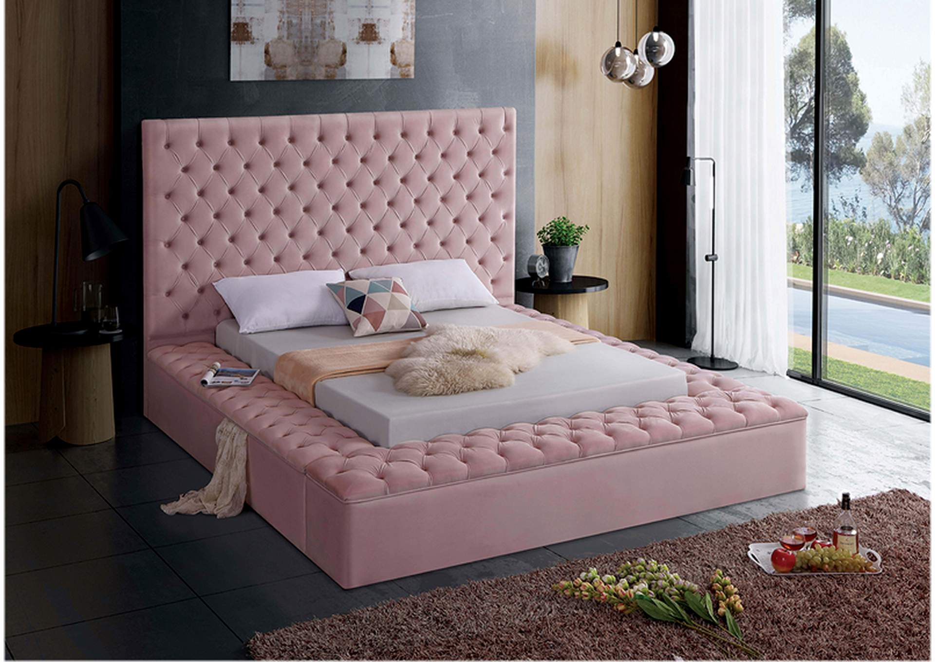 Pink King Bed,Nationwide