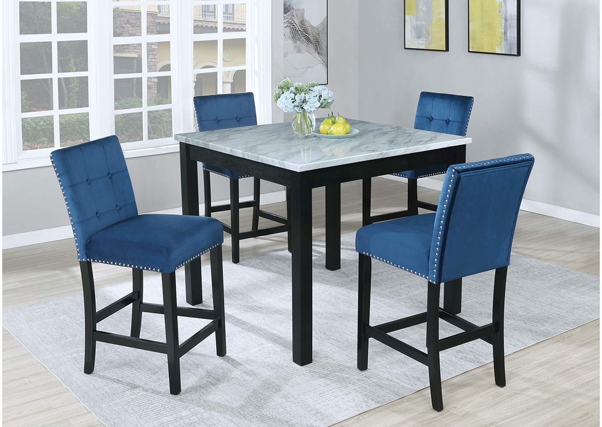 D317 Pub Table and 4 Pub Chairs,Nationwide