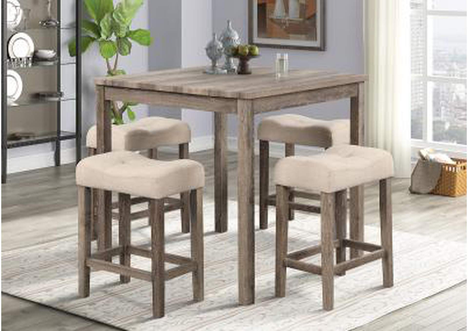 D385 Pub Table and 4 Pub Chairs,Nationwide