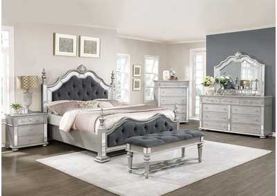 Silver Nightstand