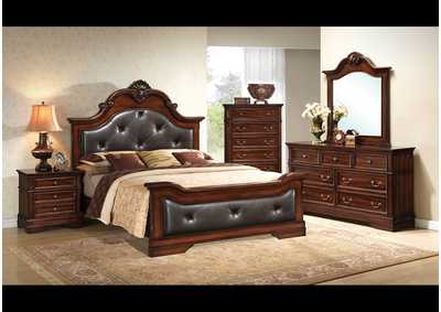 Image for Dark Brown Shaped Mirror