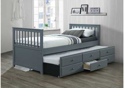 Image for Grey Captains Bed