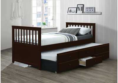 Image for Brown Captains Bed