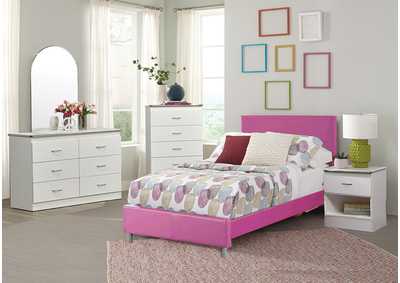 Image for White Twin Bed