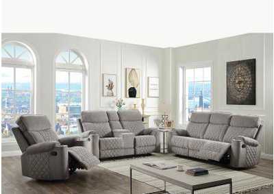 Image for Grey Reclining Loveseat