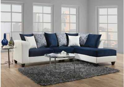 Image for White 2 Piece Sectional