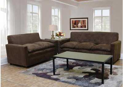 Image for Brown Loveseat