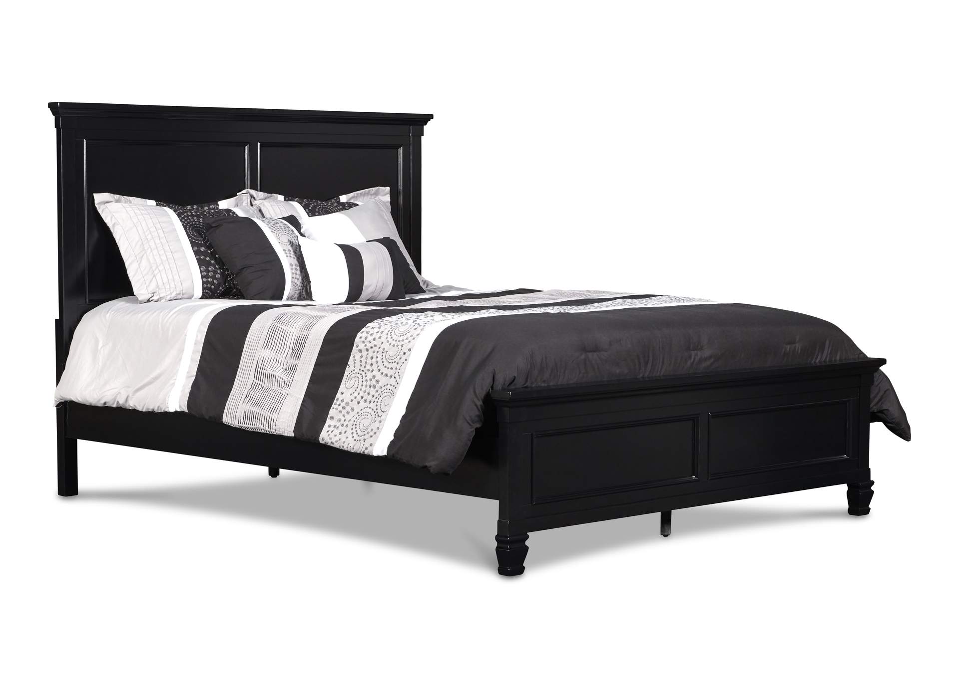 Tamarack Black Queen Bed,New Classic
