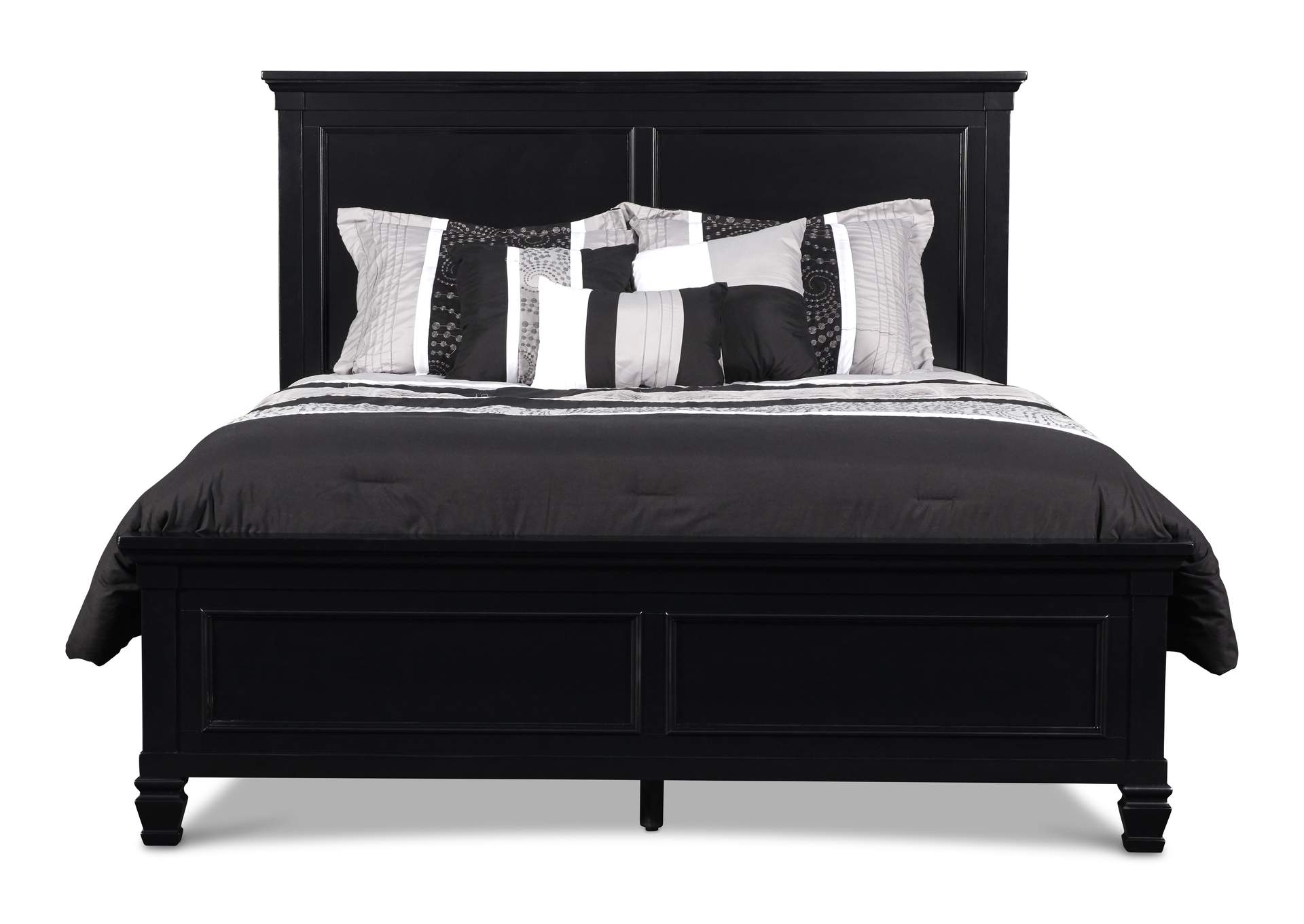 Tamarack Black King Bed,New Classic
