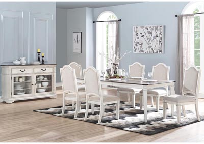 Image for Anastasia White Dining Chair