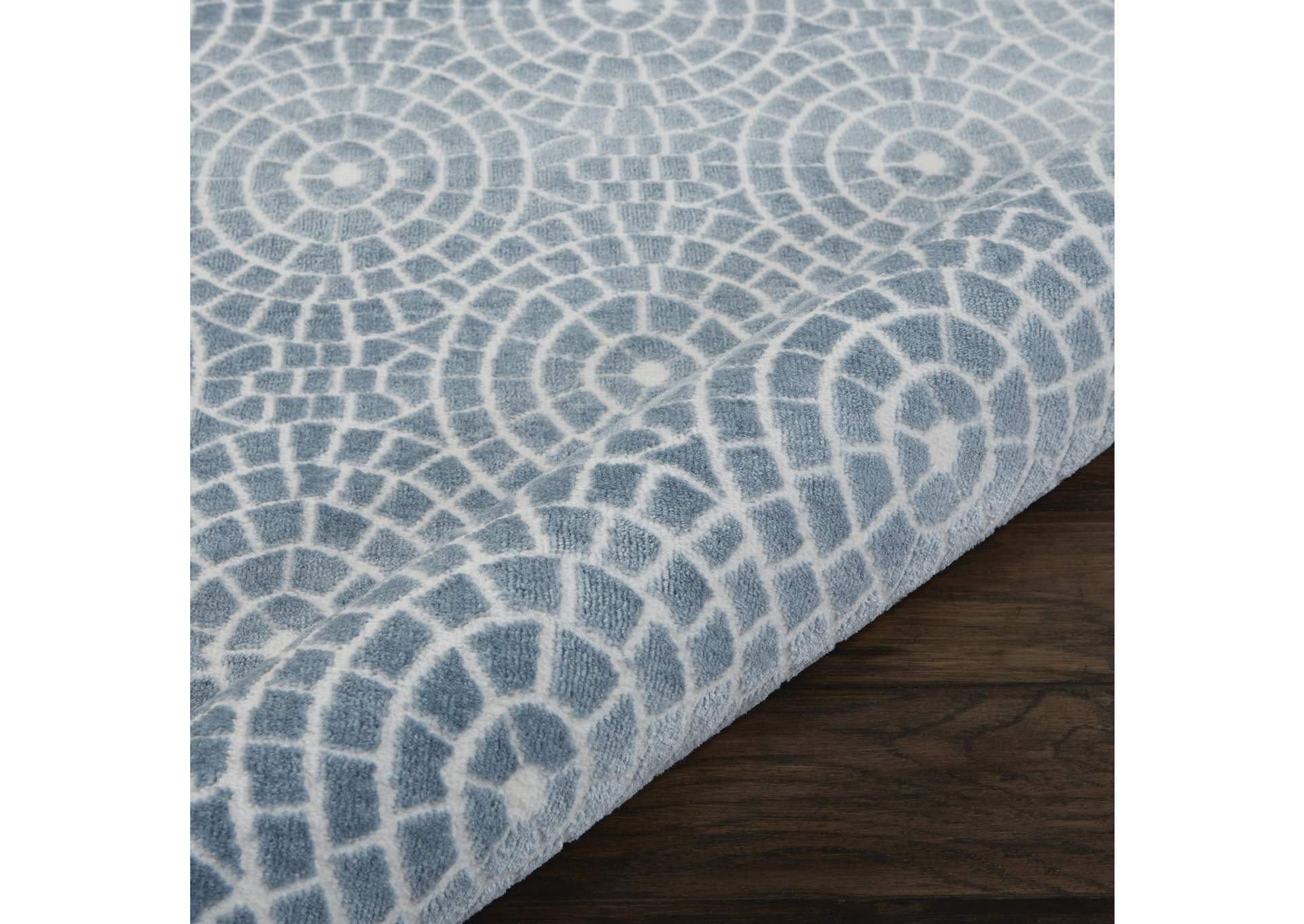 Nourison Urban Chic URC04 Blue 9'x12' Oversized Rug,Nourison