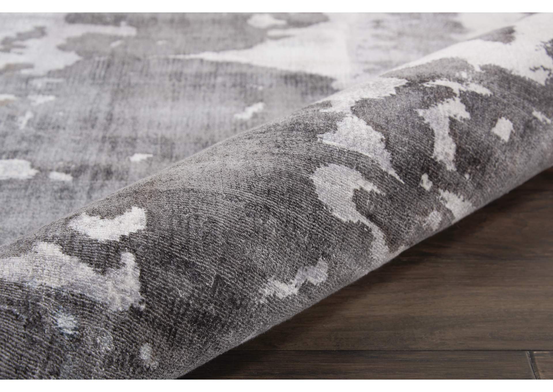 kathy ireland Home Safari Dreams KI373 Grey 8'x11' Oversized Rug,Nourison