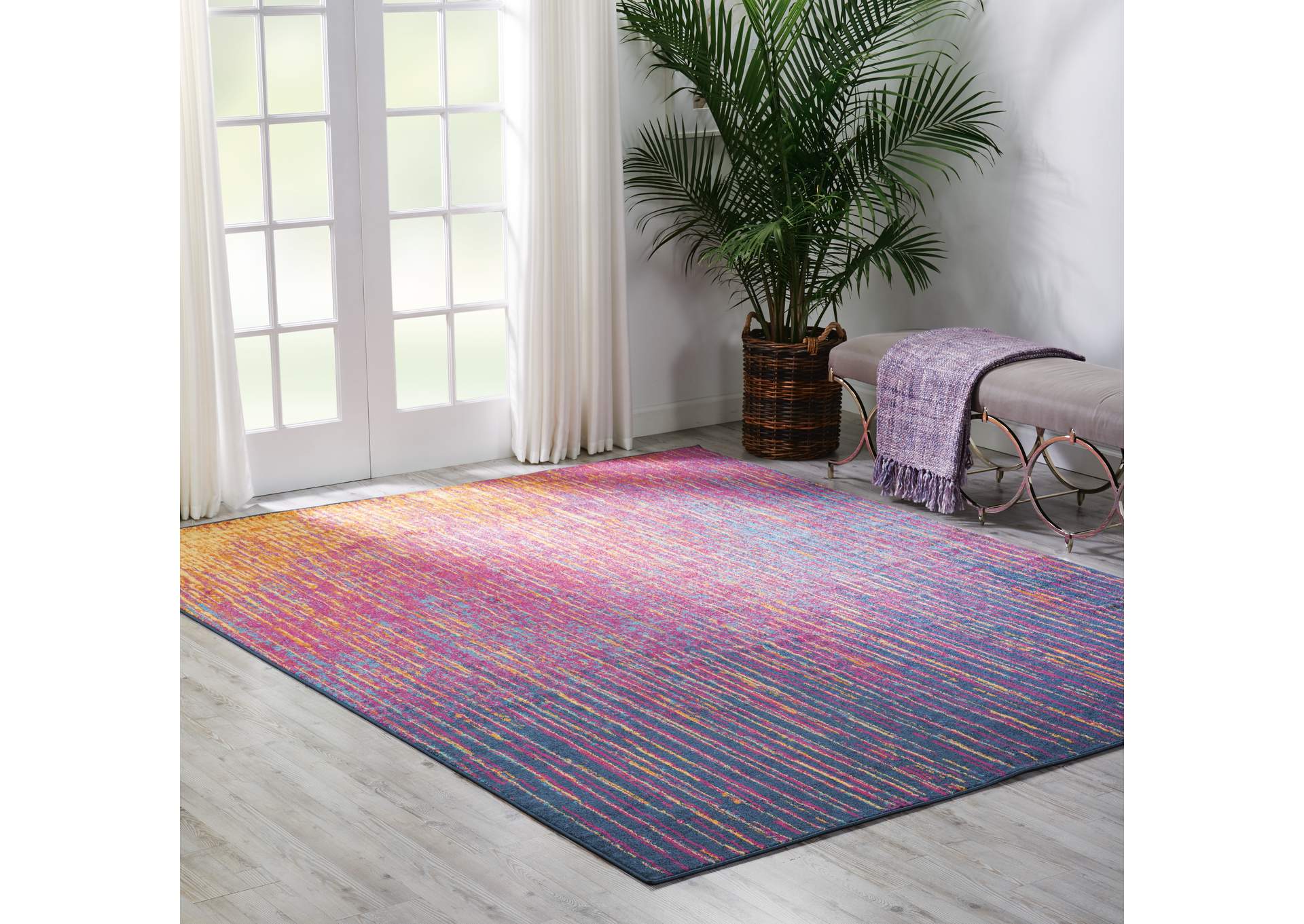 Nourison Passion PSN09 Multicolor 9'x12' Large Rug,Nourison