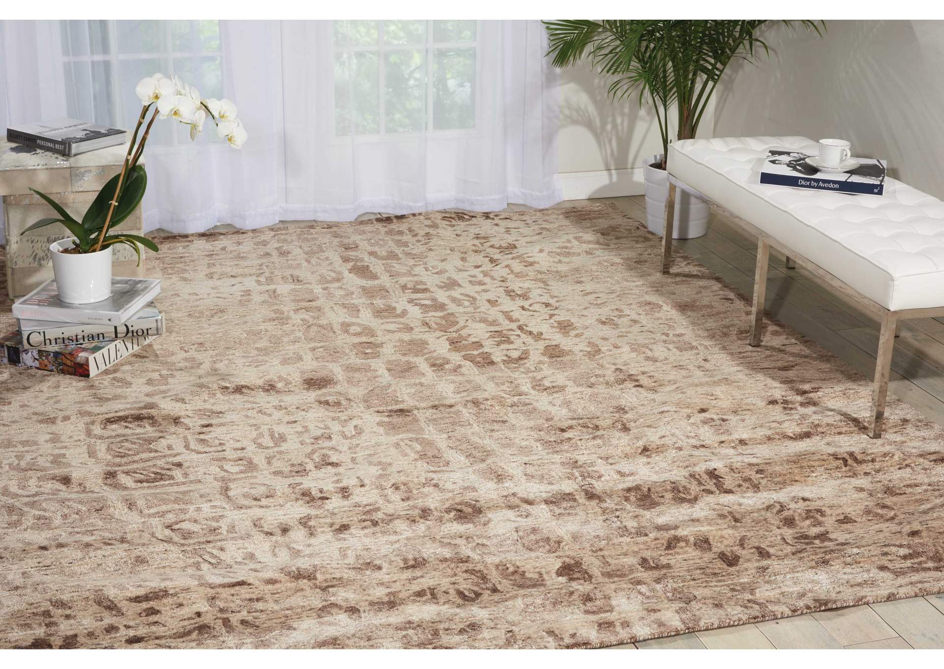 Nourison Gemstone GEM06 Grey 8'x10' Rug,Nourison