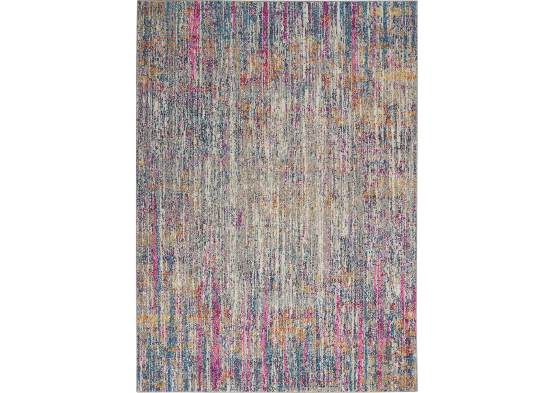 Nourison Passion 5'x7' Ivory Multicolor Area Rug,Nourison