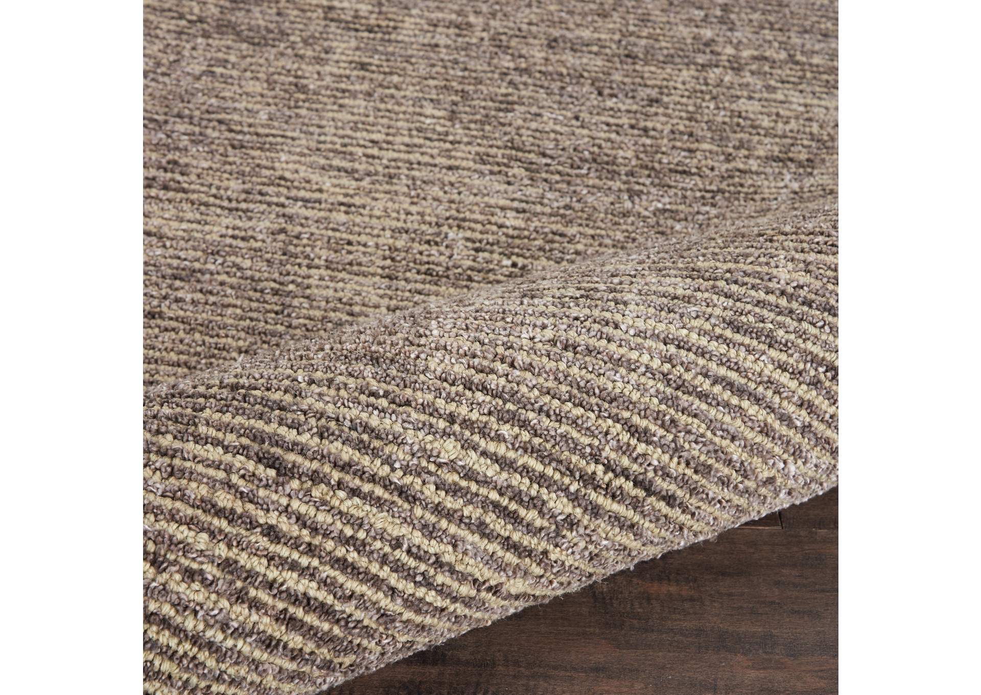 Nourison Weston WES01 Grey 8'x11' Oversized Textured Rug,Nourison