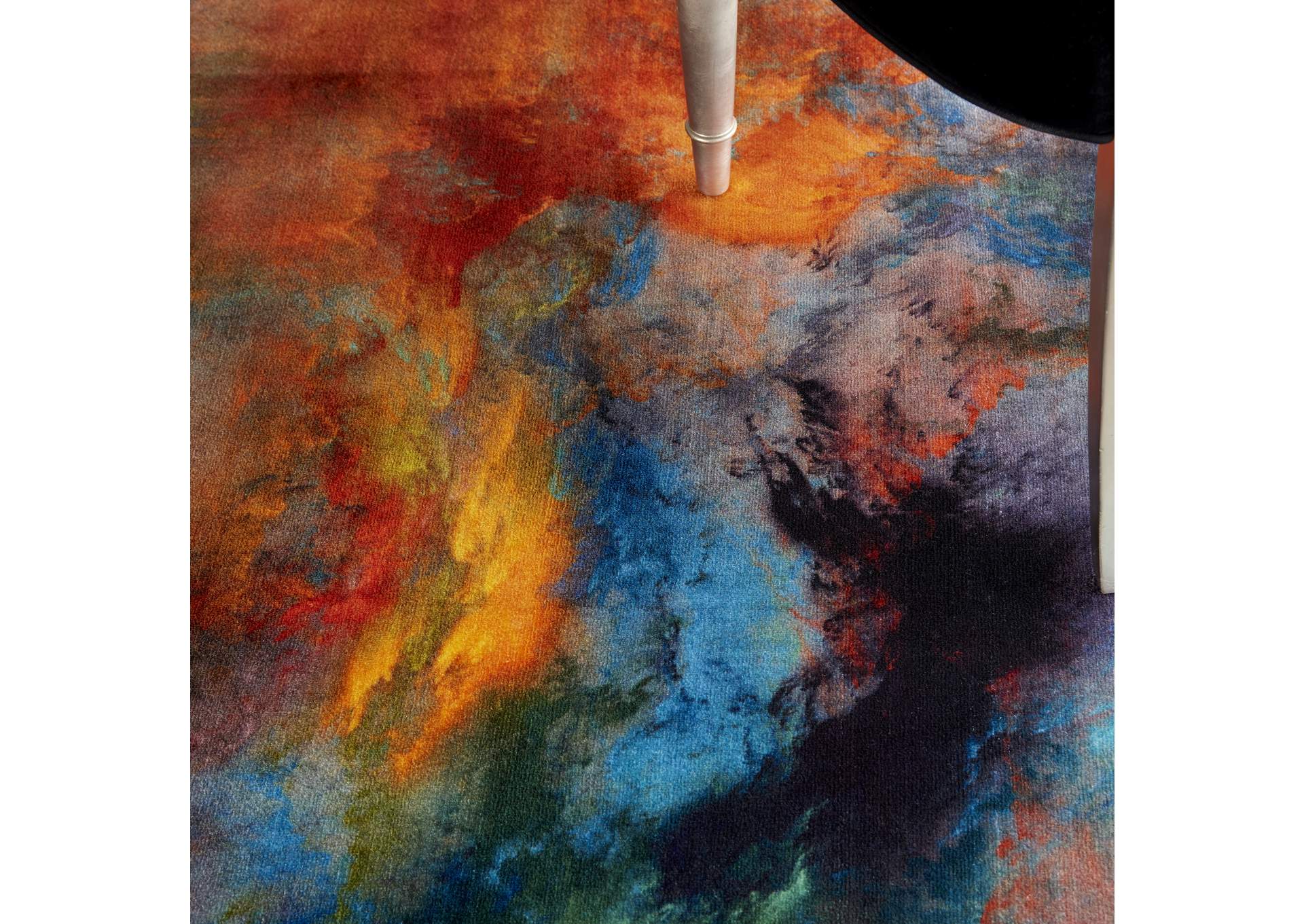 Nourison Le Reve LER03 Multicolor 5'x7' PhotoReal Area Rug,Nourison