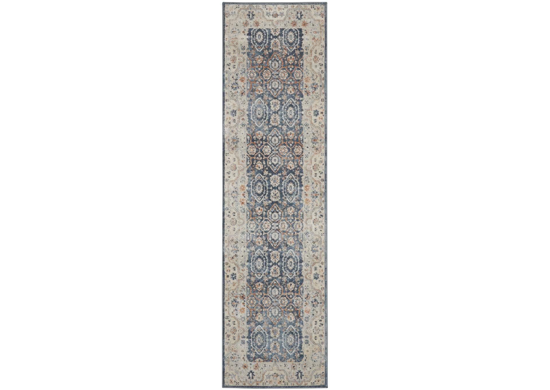 Kathy Ireland Ki25 Malta 8' Runner Area Rug,Nourison