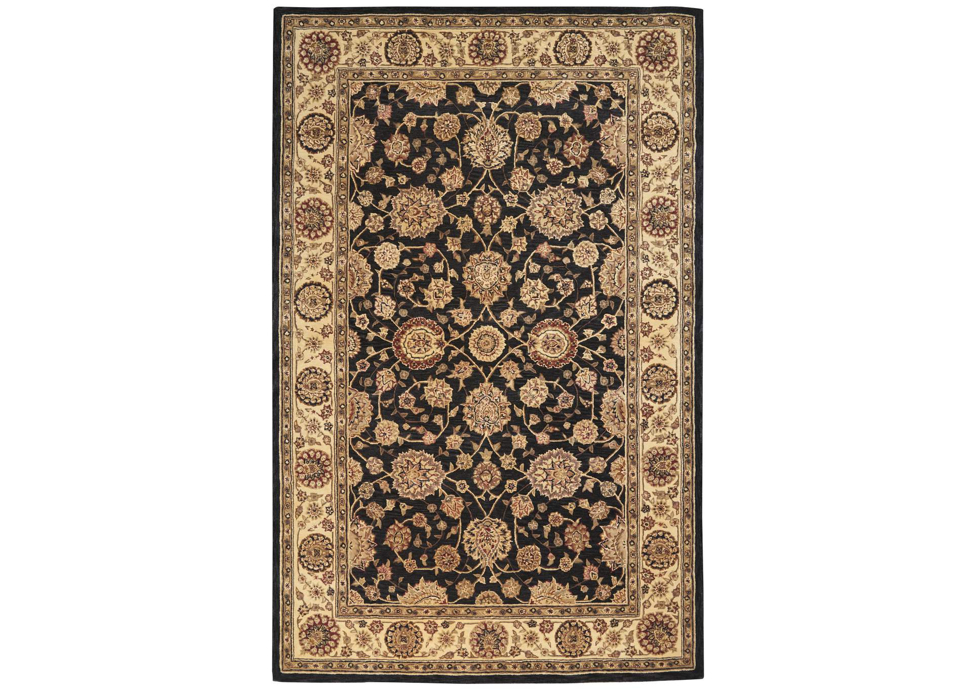 Nourison 2000 2204 Navy Blue 6'x9' Area Rug,Nourison
