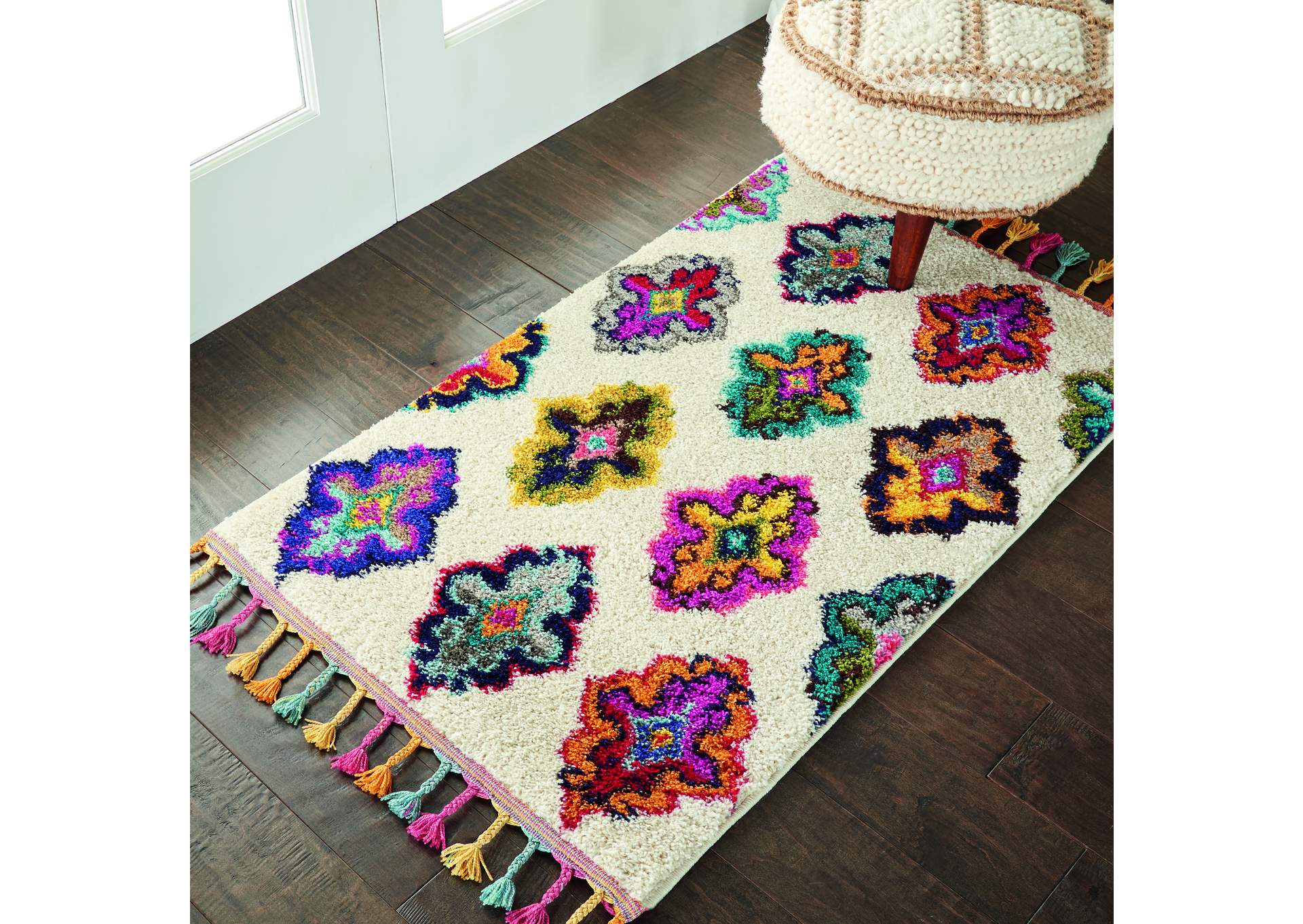 Nourison Nomad 2' X 4' Multicolor Boho Area Rug,Nourison