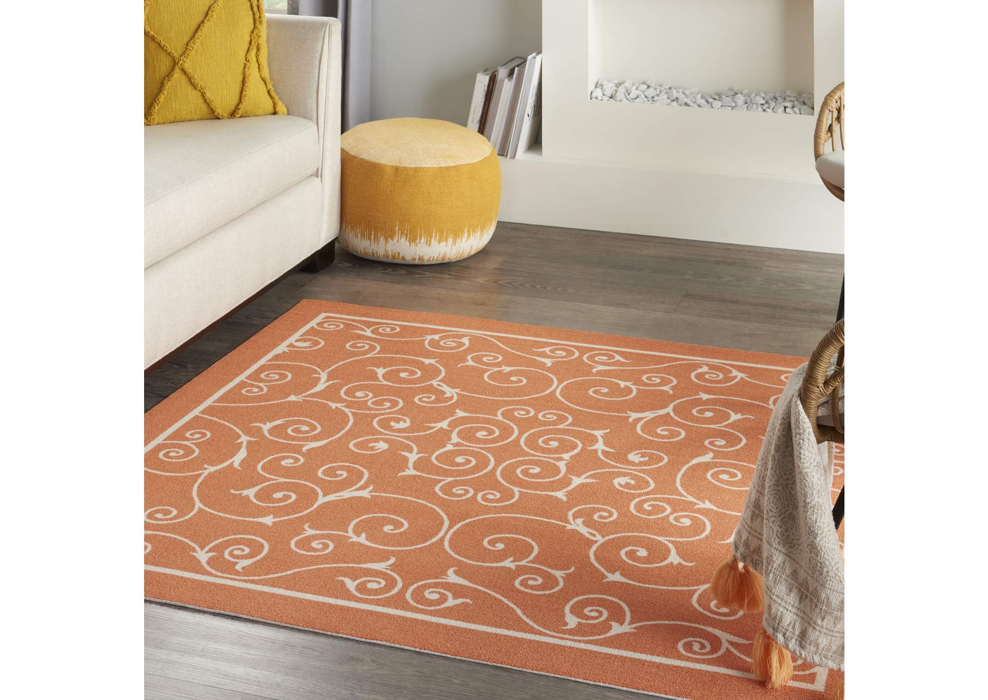 Nourison Home & Garden 5' Square Area Rug,Nourison