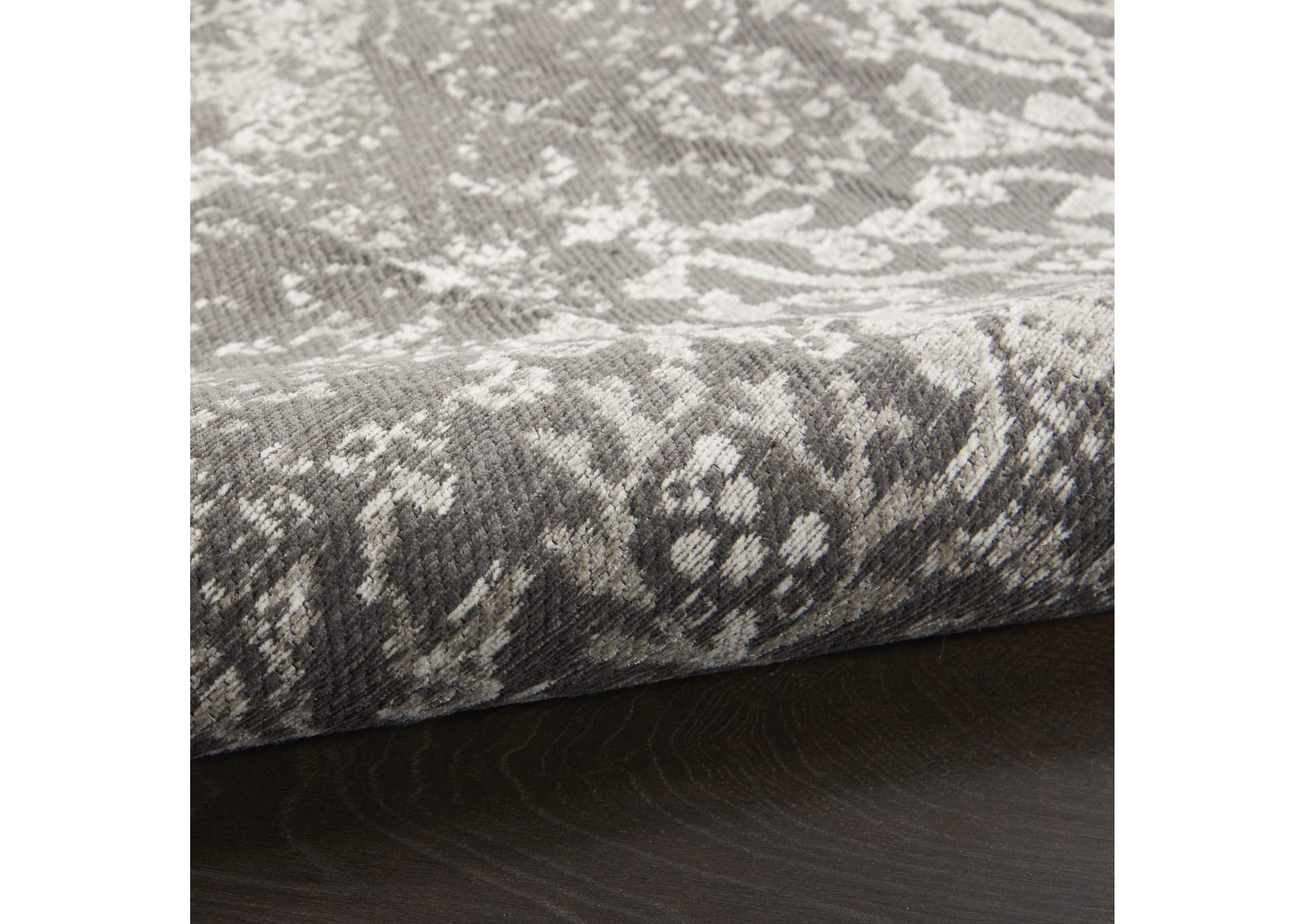 Nourison Damask 8' Runner Area Rug,Nourison