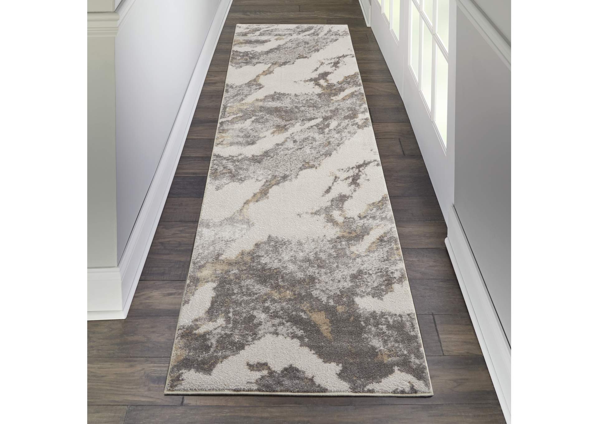 Nourison Silky Textures 8' Runner Area Rug,Nourison