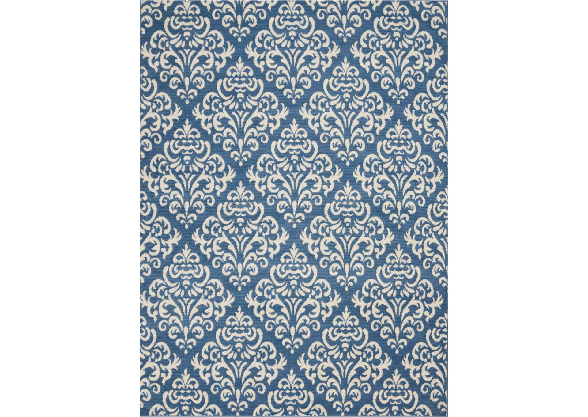 Nourison Grafix GRF06 Blue 5'x7' Area Rug,Nourison